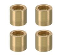 PATIKIL M12 Brass Spacers, 4 Pcs Metal Spacer Brass 12mm ID x 18mm OD x 20mm L Brass Spacers Screw Standoff for 1/2 Inch or M12 Screw