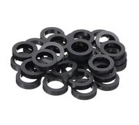 PATIKIL M12 Round Electrical Outlet ABS Spacers Washer, 30 Pcs 12.2mm ID, 18mm OD, 4mm Length Without Threaded,Switch and Receptacle Spacers Hardware for M12 Screws