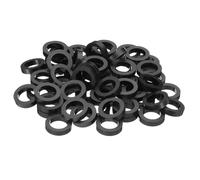 PATIKIL M12 Round Electrical Outlet ABS Spacers Washer, 60 Pcs 12.2mm ID, 18mm OD, 4mm Length Without Threaded,Switch and Receptacle Spacers Hardware for M12 Screws
