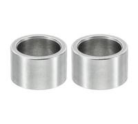 PATIKIL M12 Stainless Steel Spacers, 2 Pcs Metal Spacer Stainless Steel 12.2mm ID x 16mm OD x 10mm L Spacers Screw Standoff for 1/2" or M12 Screw