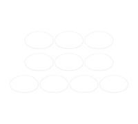 PATIKIL M125 PTFE Flat Washer, 10 Pcs 125mm ID 130mm OD 1.5mm Thick O-Ring Sealing Gasket Spacer for Fasten Screws Flanges Faucet Pipe Valves, White