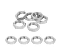 PATIKIL M12x1.25x4mm Hex Nuts, 10Pcs 304 Stainless Steel Metric Fine Thread Hexagon Thin Lock Nuts Fasteners for Machinery Manufacturing, Industrial Use, 15mm Width