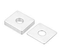 PATIKIL M12x40x2mm Square Washers, 4pcs Square Plate Washers Square Strut Washer Bearing Plate 304 Stainless Steel Flat Pad Spacer Hardware Fastener Nut Bolt Gasket