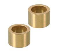 PATIKIL M14 Brass Spacers, 2 Pcs Metal Spacer Brass 14mm ID x 20mm OD x 15mm L Brass Spacers Screw Standoff for 5/9 Inch or M14 Screw
