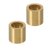 PATIKIL M14 Brass Spacers, 2 Pcs Metal Spacer Brass 14mm ID x 20mm OD x 20mm L Brass Spacers Screw Standoff for 5/9 Inch or M14 Screw