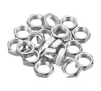 PATIKIL M14 x 1.0 Steel Hex Nuts, 20 Pack Metric Thread Zinc Plated Finished Hardware Nuts Screw Bolt Fasteners 7mm Height