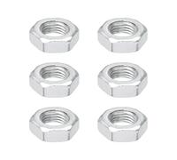 PATIKIL M14x1.5x8mm Steel Hex Nuts, 6Pcs Metric Fine Thread Carbon Steel Zinc Plated Finished Hardware Screw Nuts Fasteners for Machinery Manufacturing, Industrial Use, 22mm Width