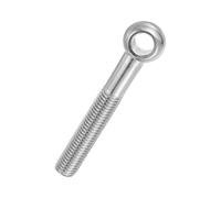 PATIKIL M14x100mm Shoulder Swing Lifting Eye Bolt, 304 Stainless Steel Metric Half Tooth Thread Fisheye Eye Slip Hole Screw Rigging Bolt Metal Fasteners Screws, Silver Tone