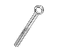 PATIKIL M14x120mm Shoulder Swing Lifting Eye Bolt, 304 Stainless Steel Metric Half Tooth Thread Fisheye Eye Slip Hole Screw Rigging Bolt Metal Fasteners Screws, Silver Tone