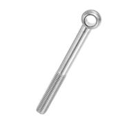 PATIKIL M14x140mm Shoulder Swing Lifting Eye Bolt, 304 Stainless Steel Metric Half Tooth Thread Fisheye Eye Slip Hole Screw Rigging Bolt Metal Fasteners Screws, Silver Tone