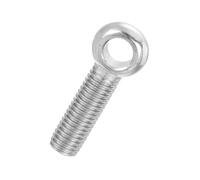 PATIKIL M14x50mm Shoulder Swing Lifting Eye Bolt, 304 Stainless Steel Metric Full Thread Fisheye Eye Slip Hole Screw Rigging Bolt Metal Fasteners Screws, Silver Tone