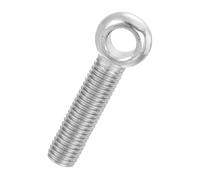PATIKIL M14x60mm Shoulder Swing Lifting Eye Bolt, 304 Stainless Steel Metric Full Thread Fisheye Eye Slip Hole Screw Rigging Bolt Metal Fasteners Screws, Silver Tone