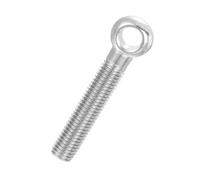 PATIKIL M14x80mm Shoulder Swing Lifting Eye Bolt, 304 Stainless Steel Metric Half Tooth Thread Fisheye Eye Slip Hole Screw Rigging Bolt Metal Fasteners Screws, Silver Tone