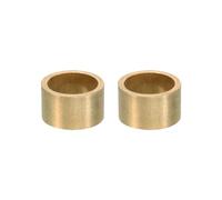 PATIKIL M16 Brass Spacers, 2 Pcs Metal Spacer Brass 16mm ID x 20mm OD x 12mm L Brass Spacers Screw Standoff for 5/8 Inch or M16 Screw