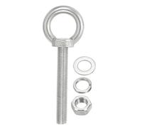 PATIKIL M16 x 120mm Lifting Shoulder Eye Bolt, 304 Stainless Steel Lifting Ring Threaded Eyebolt with Nuts Washers for Hanging Hammocks Articles