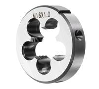 PATIKIL M16 x 1mm Round Threading Die, Metric Right Hand Alloy Steel Machine Thread, Non-Adjustable Repair Screw Cutting Tool for Mild Steel, Copper, Aluminum