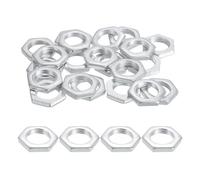 PATIKIL M16x1.5x4mm Steel Hex Nuts, 25Pcs Metric Fine Thread Carbon Steel Zinc Plated Finished Hardware Screw Nuts Fasteners for Machinery Manufacturing, Industrial Use, 22mm Width