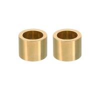 PATIKIL M18 Brass Spacers, 2 Pcs Metal Spacer Brass 18mm ID x 25mm OD x 20mm L Brass Spacers Screw Standoff for 5/7 Inch or M18 Screw