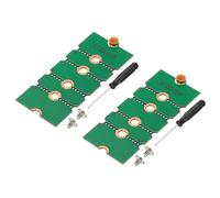 PATIKIL M2 NVME SSD Extended Adapter Card Transfer 2230 2242 2260 2280, 2Pcs M.2 Extension Adapter Change to Long Size with Screwdrivers for Home Office Internet Cafes, Green