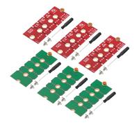 PATIKIL M2 NVME SSD Extended Adapter Card Transfer 2230 2242 2260 2280, 6Pcs M.2 Extension Adapter Change to Long Size with Screwdrivers for Home Office Internet Cafes, Red Green
