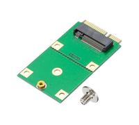 PATIKIL M2 NVME SSD Extended Adapter Card Transfer 2242-MSATA, M.2 Extension Adapter Change to Long Size with Screwdrivers for Home Office Internet Cafes, Green