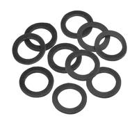 PATIKIL M20 Rubber Flat Washer, 10 Pack 20mm ID 30mm OD 3mm Thick Sealing Spacer Gasket Ring for Faucet Pipe Water Hose Fastener Bolt, Black