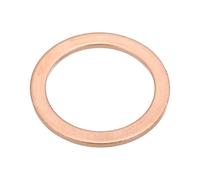 PATIKIL M20x26x1.5mm Flat Copper Washers, 12 PCS Copper Automotive Drain Plug Gaskets Flat Ring Oil Crush Washer Spacers for Faucets Garden Bolts Screws Hose, Purple