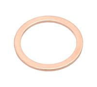 PATIKIL M24x30x1.5mm Flat Copper Washers, 12 PCS Copper Automotive Drain Plug Gaskets Flat Ring Oil Crush Washer Spacers for Faucets Garden Bolts Screws Hose, Purple
