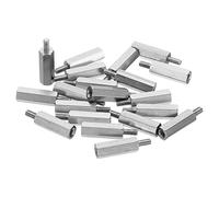 PATIKIL M2x12mm+4mm Male-Female Hex Standoff, 20 Pack Stainless Steel PCB Standoffs Screws for Motherboards, Computer Cases, Circuit Boards, Electronics