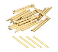 PATIKIL M3 Brass Hex Standoff, 25 Pcs PCB Motherboard Spacer Screws for Drone Quadcopter Computer Build Electronic Projects Circuit Board, Gold (M3 x 60mm+6mm)