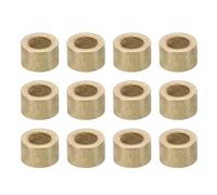 PATIKIL M3 Brass Spacers, 12 Pcs Metal Spacer Brass 3mm ID x 5mm OD x 4mm L Brass Spacers Screw Standoff for 1/8 Inch or M3 Screw