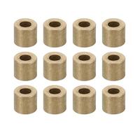 PATIKIL M3 Brass Spacers, 12 Pcs Metal Spacer Brass 3mm ID x 6mm OD x 6mm L Brass Spacers Screw Standoff for 1/8 Inch or M3 Screw