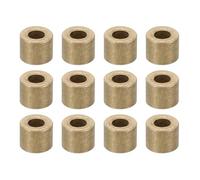 PATIKIL M3 Brass Spacers, 12 Pcs Metal Spacers Brass 3mm ID x 6mm OD x 5mm L Brass Spacers Screw Standoff for 1/8 Inch or M3 Screw