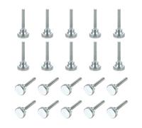 PATIKIL M3 x 18mm Knurled Thumb Screws, 20Pcs Metric Knurled Head Bolts Thumb Screw with Shoulder Grip Knobs Fasteners Tighten Thread Fasteners for TV Monitor Mount