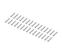 PATIKIL M3 x 20 mm Flat Head Socket Cap Screws, 50 Pack 304 Stainless Steel 18-8 Machine Screws Flat Countersunk Bolts Hex Socket Drive Full Thread Grade 6.8