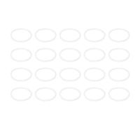 PATIKIL M30 PTFE Flat Washer, 30 Pcs 30mm ID 35mm OD 1.5mm Thick O-Ring Sealing Gasket Spacer for Fasten Screws Flanges Faucet Pipe Valves, White