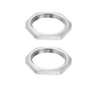 PATIKIL M30x1.5x4.5mm Hex Nuts, 2Pcs 304 Stainless Steel Metric Fine Thread Hexagon Thin Lock Nuts Fasteners for Machinery Manufacturing, Industrial Use, 36mm Width