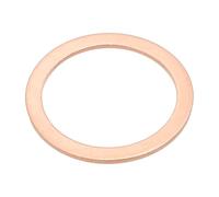 PATIKIL M30x38x1.5mm Flat Copper Washers, 12 PCS Copper Automotive Drain Plug Gaskets Flat Ring Oil Crush Washer Spacers for Faucets Garden Bolts Screws Hose, Purple