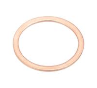 PATIKIL M33x40x1.5mm Flat Copper Washers, 12 PCS Copper Automotive Drain Plug Gaskets Flat Ring Oil Crush Washer Spacers for Faucets Garden Bolts Screws Hose, Purple