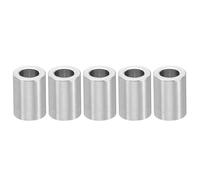 PATIKIL M4 Aluminum Spacers, 5 Pcs Metal Spacer Aluminum 4.1mm ID x 7mm OD x 10mm L Aluminum Spacer Screw Standoff Round for 5/32inch or M4 Screw Bolts