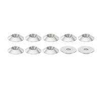 PATIKIL M4 Finish Countersunk Washer, 10pcs 16mm Dia. 3mm Tall Solid 304 Stainless Steel CNC Finish Cup Washer Screw Head Gasket for Industrial Construction