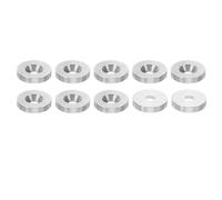 PATIKIL M4 Finish Countersunk Washer, 10pcs 16mm Dia. 3mm Tall Solid 304 Stainless Steel CNC Finish Cup Washer Flat Screw Head Gasket for Construction