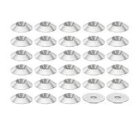 PATIKIL M4 Finish Countersunk Washer, 30pcs 16mm Dia. 3mm Tall Solid 304 Stainless Steel CNC Finish Cup Washer Screw Head Gasket for Industrial Construction