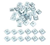 PATIKIL M4 Sliding t Nuts, 30 Pcs Hammer Head Fastener Nut Thread t Slide Drop in Nuts for European Standard 4040 Series 8 mm T-Slot Aluminum Extrusion Profile