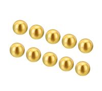 PATIKIL M4 Thread Cap Nuts Knob, 20 Pack Steel Ball Lamp Decoration Screw Caps Nut Cover for Furniture Lighting, Gold Tone