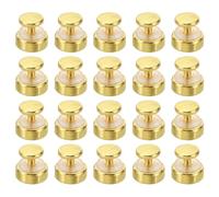 PATIKIL M4x12 Standoff Screws with Spacers, 20 Pack Wall Mounting Hardware Thumb Screw Fasteners for Acrylic Glass Signs Mirrors, Gold Tone 12mm