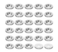 PATIKIL M5 Finish Countersunk Washer, 30pcs 16mm Dia. 3mm Tall Solid 304 Stainless Steel CNC Cup Washer Flat Screw Head Gasket for Constructions
