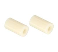 PATIKIL M5 Round Spacer Washer, 48 Pack Nylon 5.3mm ID x 11mm OD x 20mm L for M5 Screws Block 3D Printer TV Wall Mounting Electrical Outlet, Beige