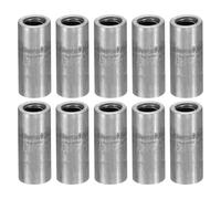 PATIKIL M5 Steel Spacers, 10 Pcs Metal Spacers Steel 5mm ID x 10mm OD x 25mm L Carbon Steel Spacer Screw Standoff Round for 1/5in or M5 Screw Bolts