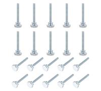PATIKIL M5 x 40mm Knurled Thumb Screws, 20Pcs Metric Knurled Head Bolts Thumb Screw with Shoulder Grip Knobs Fasteners Tighten Thread Fasteners for TV Monitor Mount